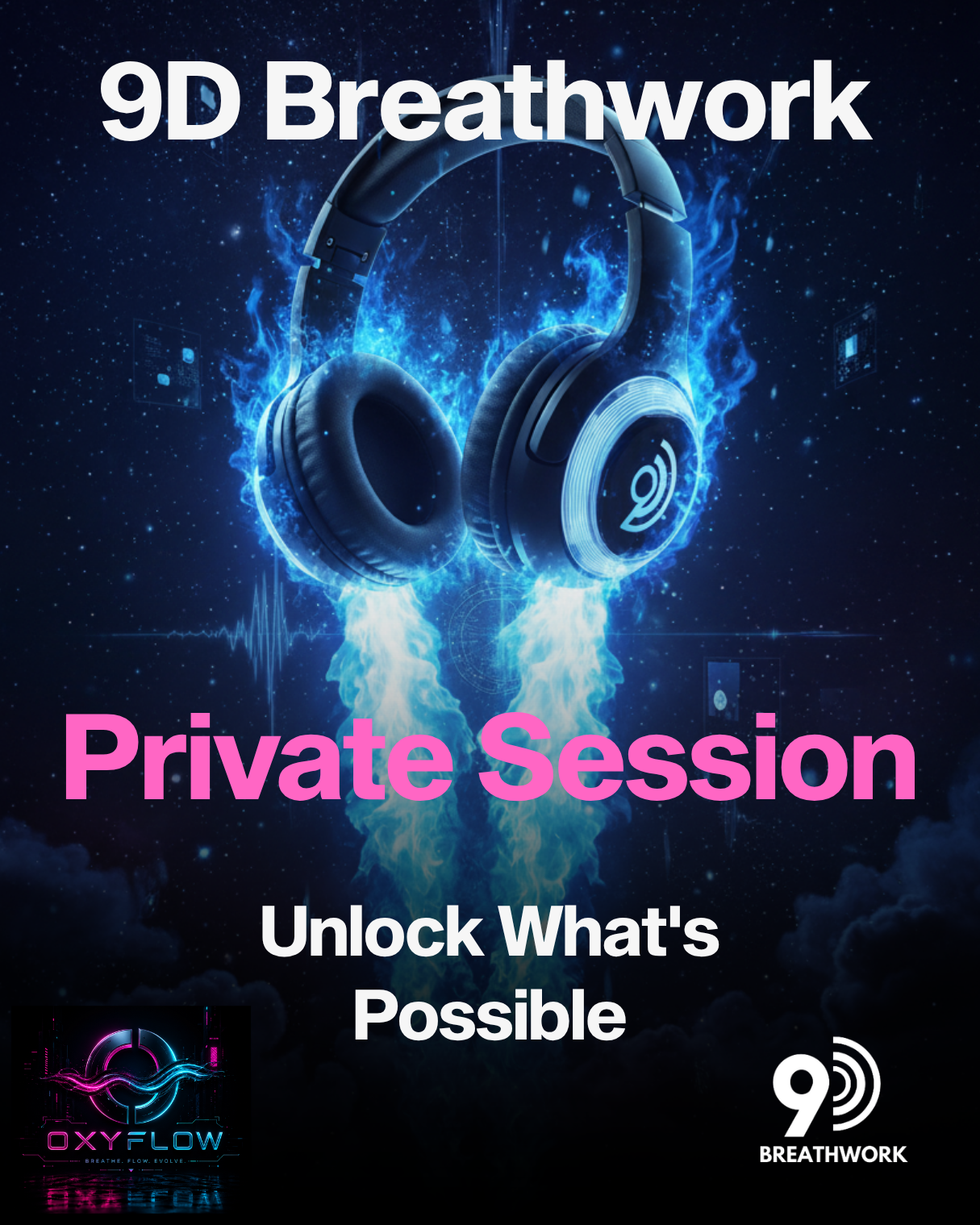 Private Session (Date & Time to be confirmed directly) —  9D Breathwork Journey: LET IT GO